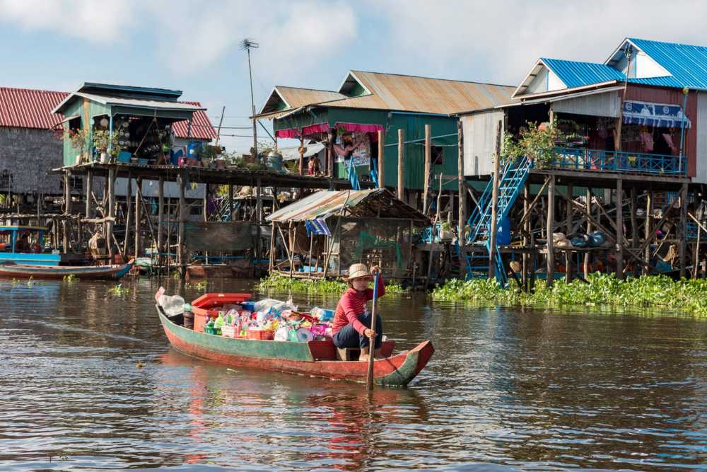 villaggio galleggiante di Kompong Phluk